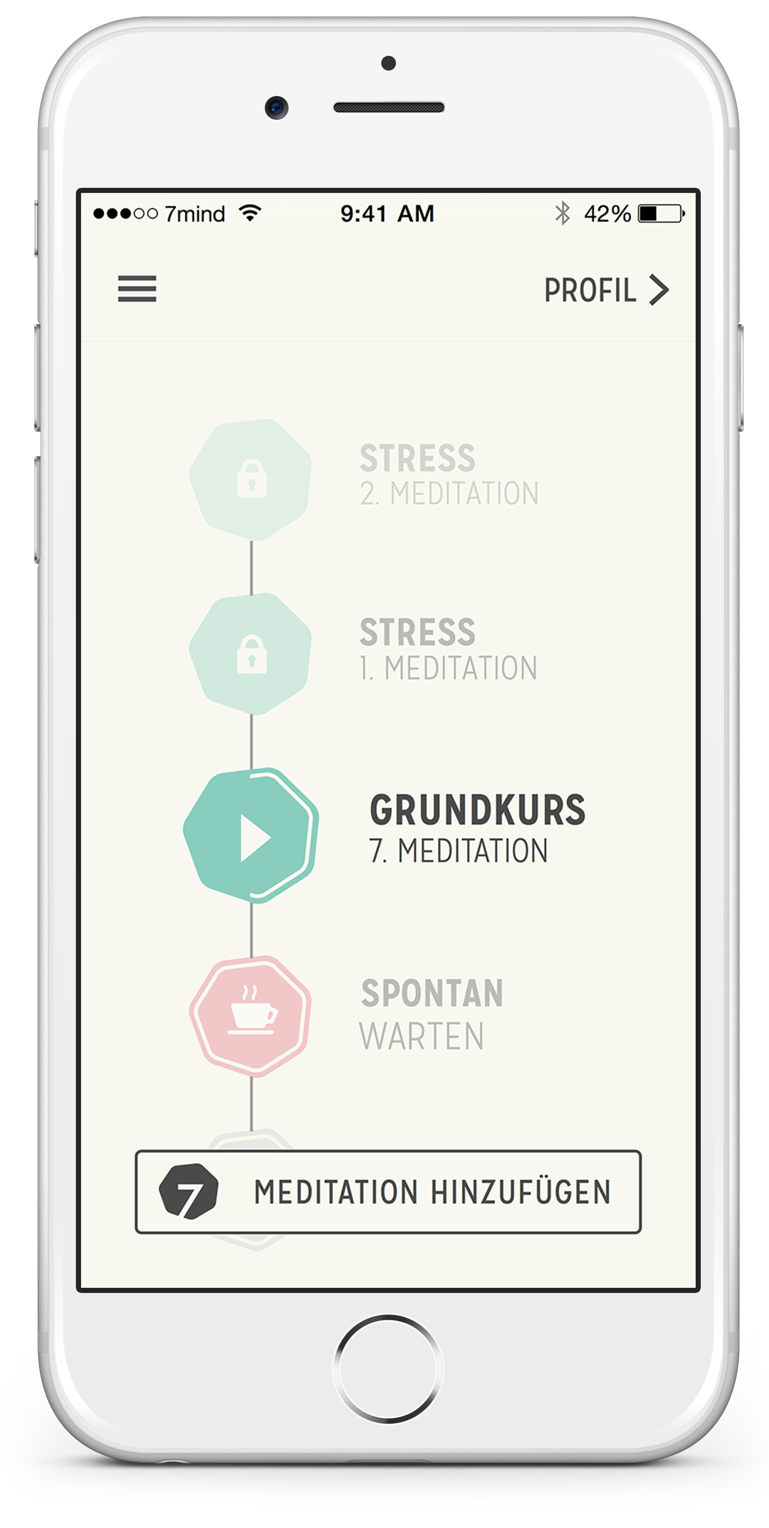 Meditieren per App