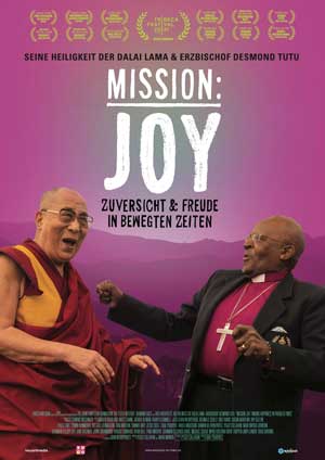 UW122 REZ film mission joy web Plakat dalai lama